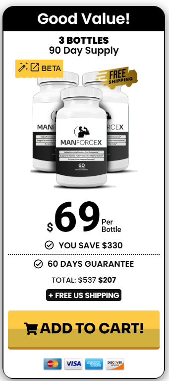 Buy ManForceX 3 Bottle